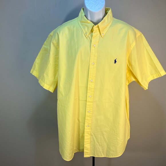 Ralph Lauren Men's lot of 4 short sleeve multicolored dress or casual shirts XL - Picture 2 of 10